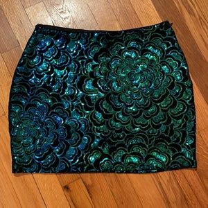 H&M sequin skirt